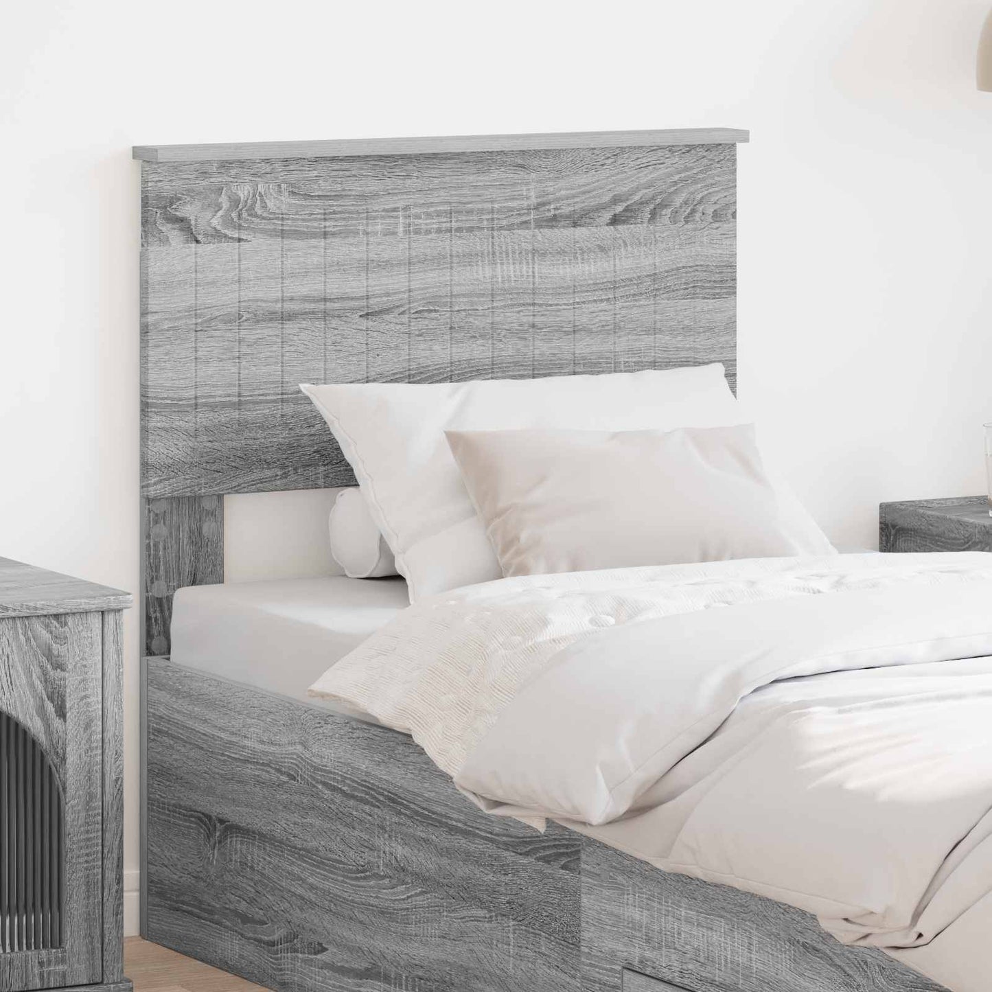 vidaXL Tête de lit Sonoma gris 75 cm en bois d'ingénierie