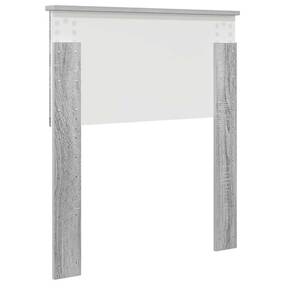 vidaXL Tête de lit Sonoma gris 75 cm en bois d'ingénierie