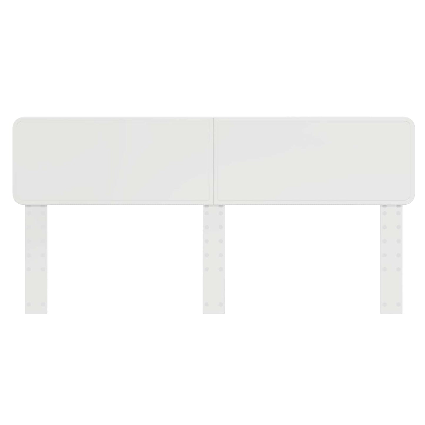 Kopfteil Weiß 200 cm Holzwerkstoff