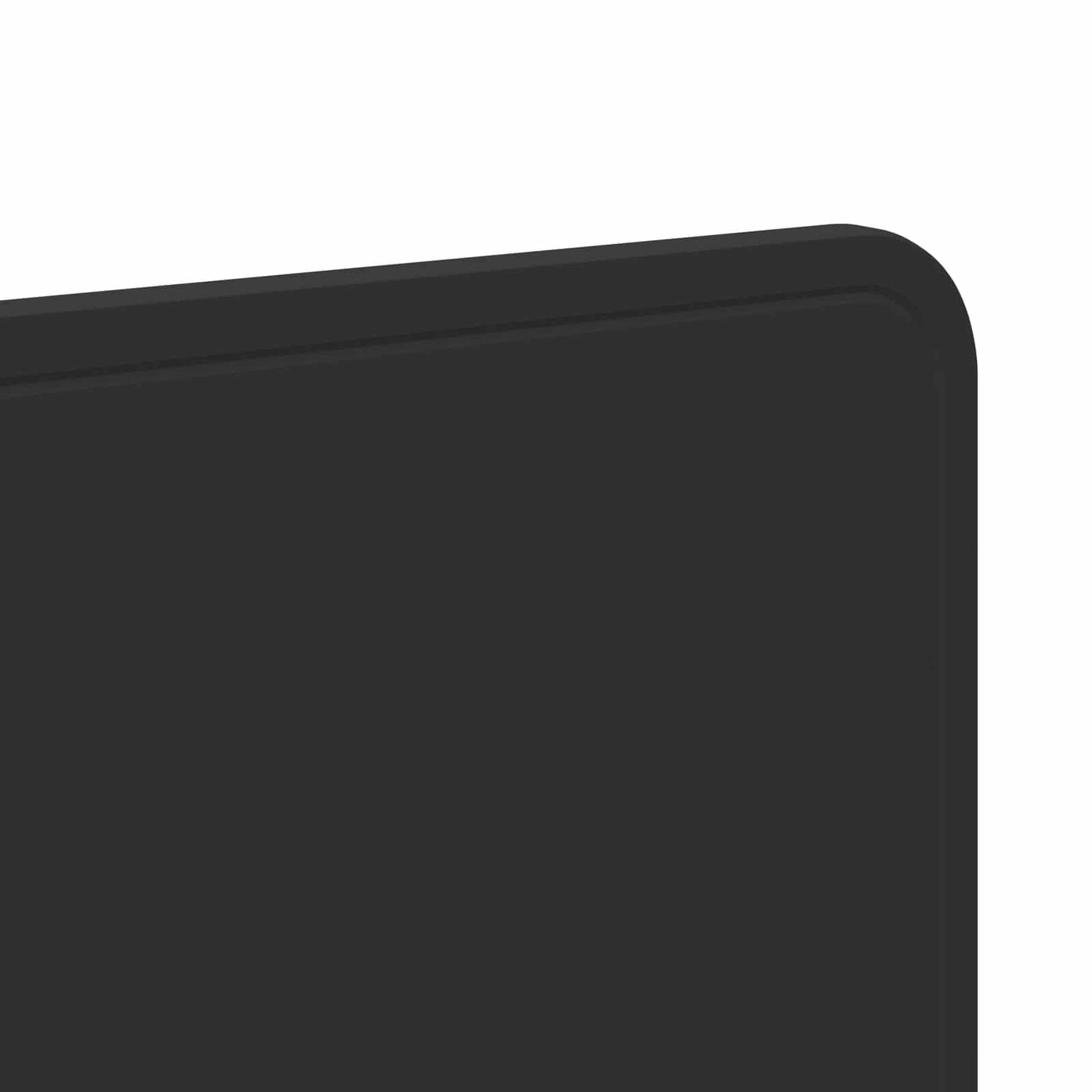 Kopfteil Schwarz Eichen-Optik 200 cm Holzwerkstoff