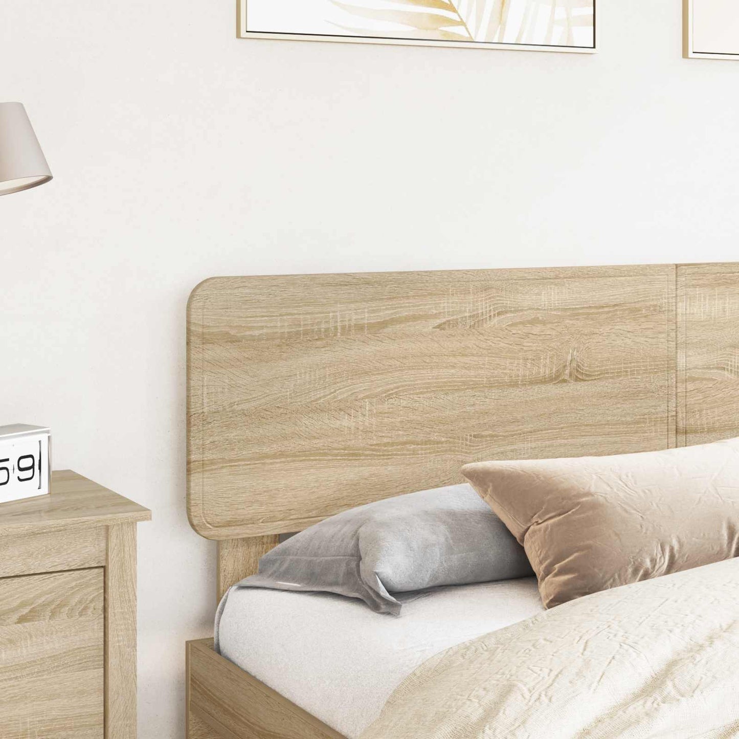 vidaXL Tête de lit chêne Sonoma 200 cm Aggloméré