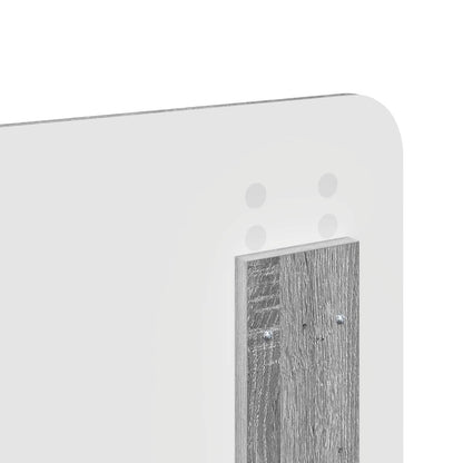 Kopfteil Graues Sonoma 200 cm Holzwerkstoff