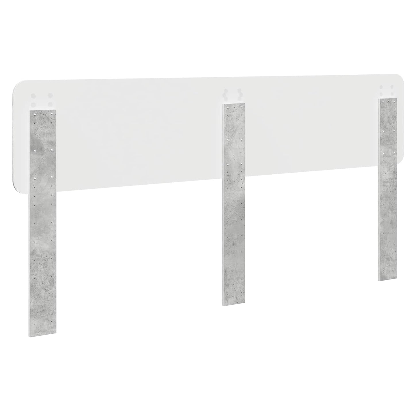vidaXL Tête de lit gris béton 180 cm Aggloméré