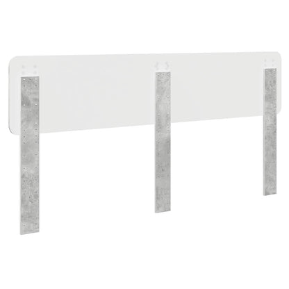 vidaXL Tête de lit gris béton 180 cm Aggloméré