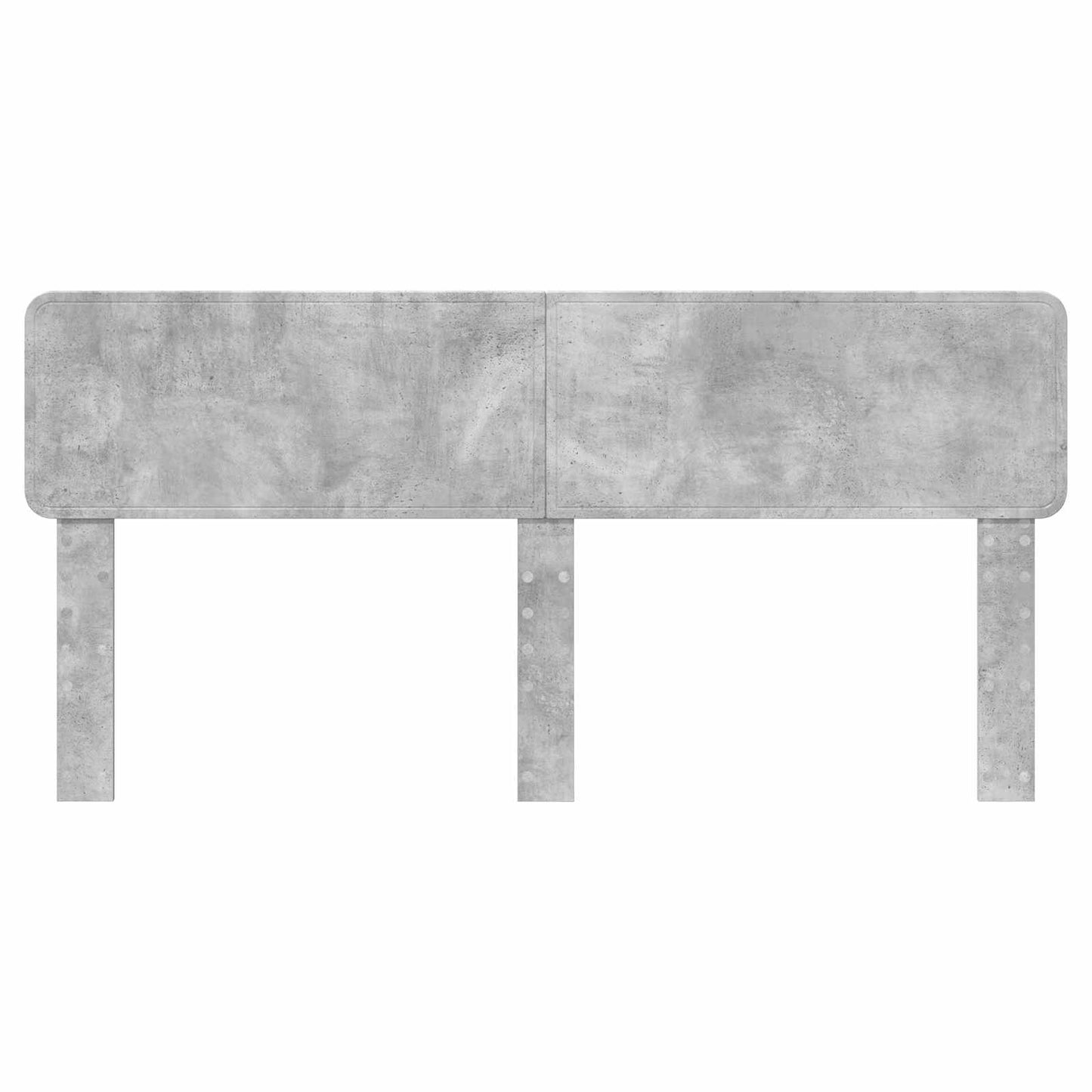 vidaXL Tête de lit gris béton 180 cm Aggloméré