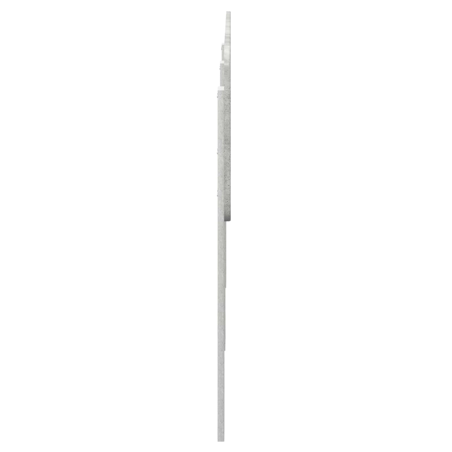 vidaXL Tête de lit gris béton 180 cm Aggloméré