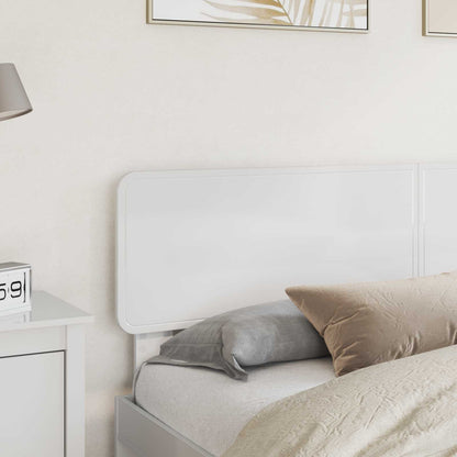 vidaXL Tête de lit Blanc brillant 180 cm Bois d'ingénierie