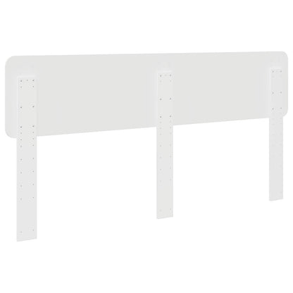 vidaXL Tête de lit Blanc brillant 180 cm Bois d'ingénierie