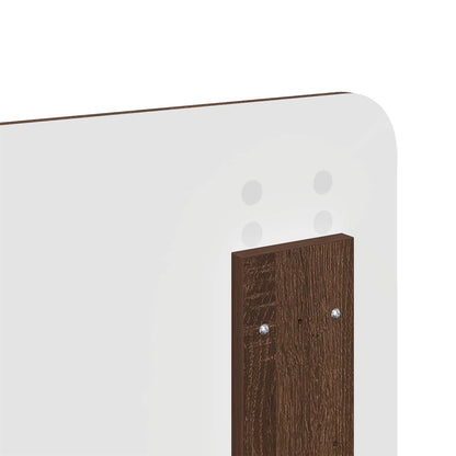 Kopfteil Braun Eichen-Optik 180 cm Holzwerkstoff