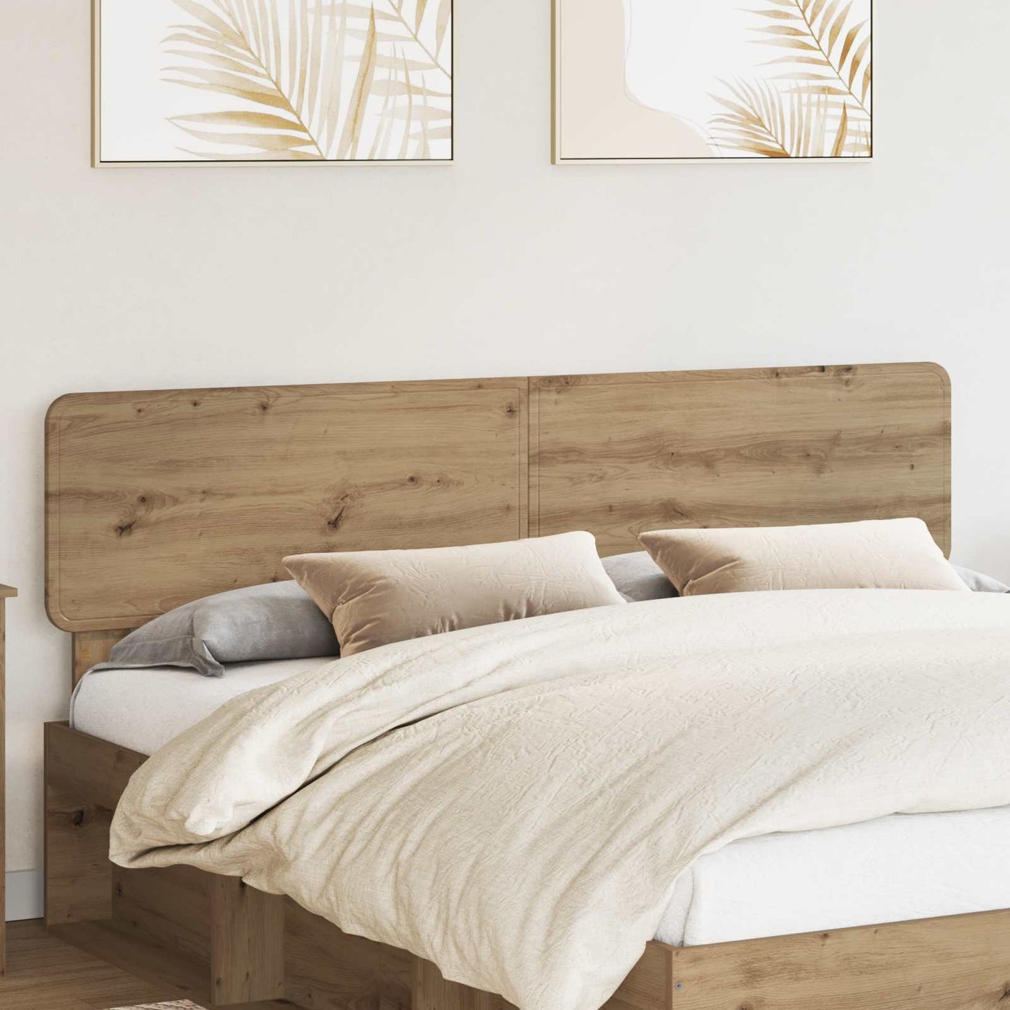 vidaXL Kopfteil Artisan-Eiche 180 cm Holzwerkstoff
