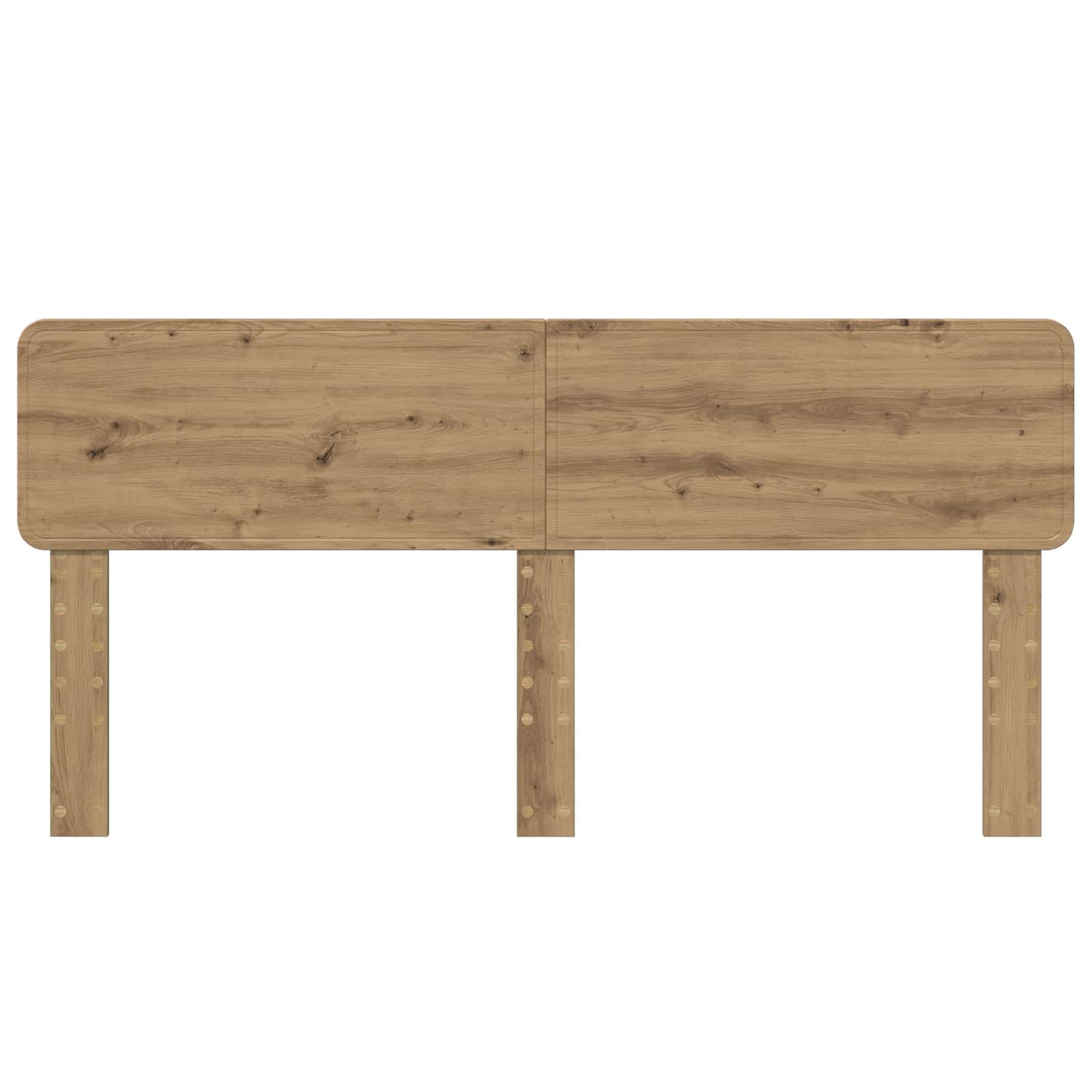 vidaXL Kopfteil Artisan-Eiche 180 cm Holzwerkstoff