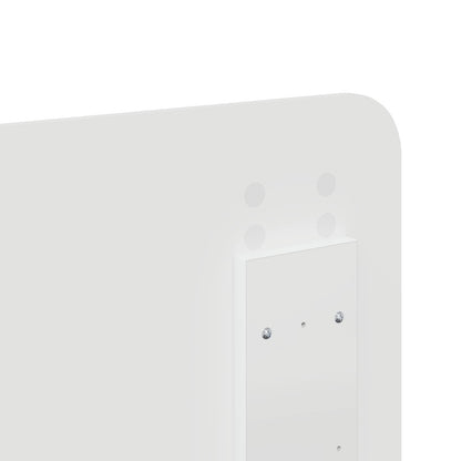 Kopfteil Weiß 150 cm Holzwerkstoff