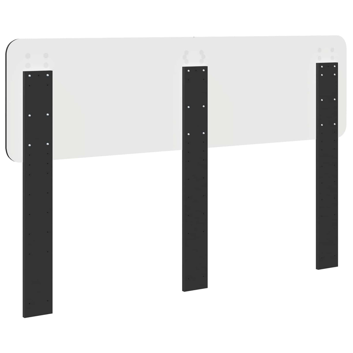 vidaXL Kopfteil Schwarz Eichen-Optik 150 cm Holzwerkstoff