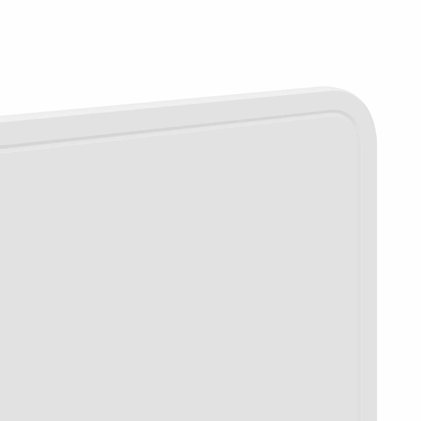 Kopfteil Glänzend Weiß 150 cm Holzwerkstoff