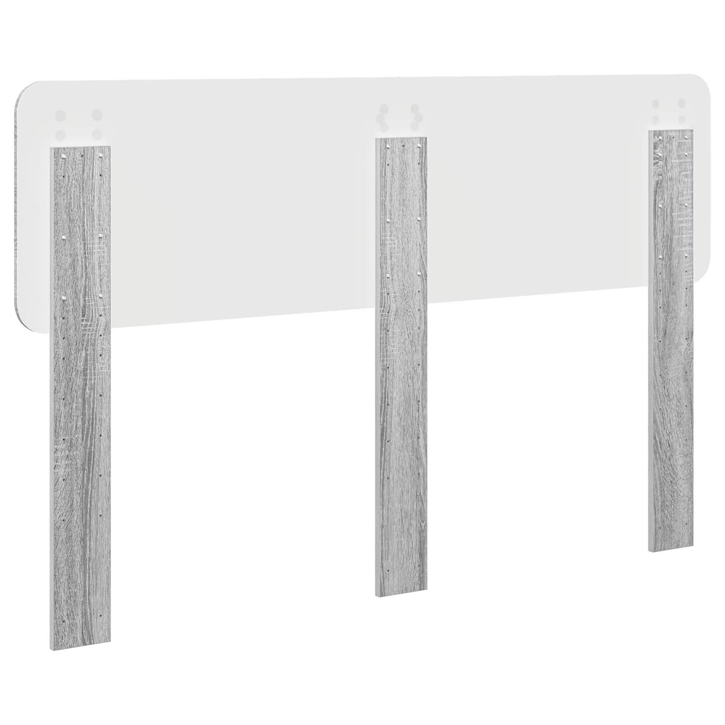 vidaXL Kopfteil Graues Sonoma 150 cm Holzwerkstoff