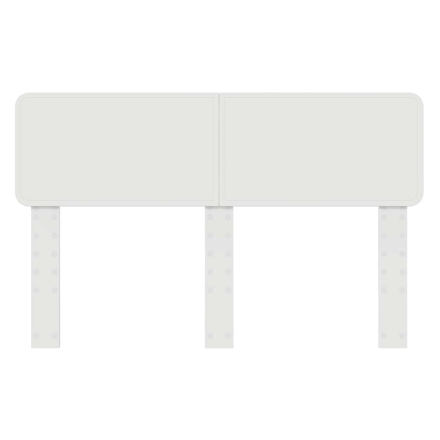vidaXL Tête de lit Blanc 140 cm Bois d'ingénierie