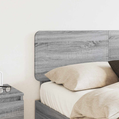 Kopfteil Graues Sonoma 140 cm Holzwerkstoff