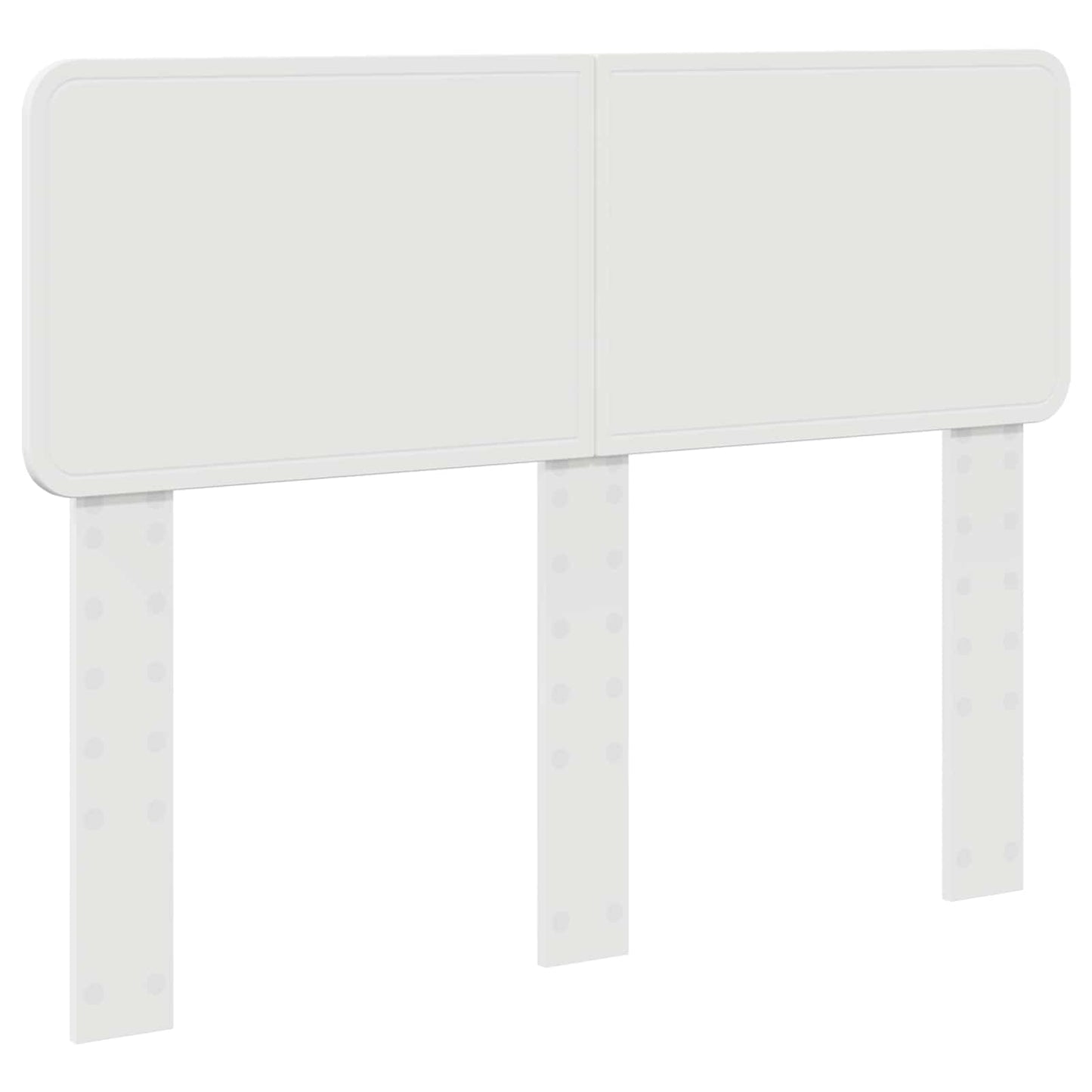 Kopfteil Weiß 135 cm Holzwerkstoff
