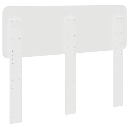 Kopfteil Glänzend Weiß 135 cm Holzwerkstoff