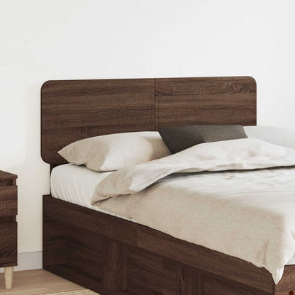 vidaXL Kopfteil Braun Eichen-Optik 135 cm Holzwerkstoff