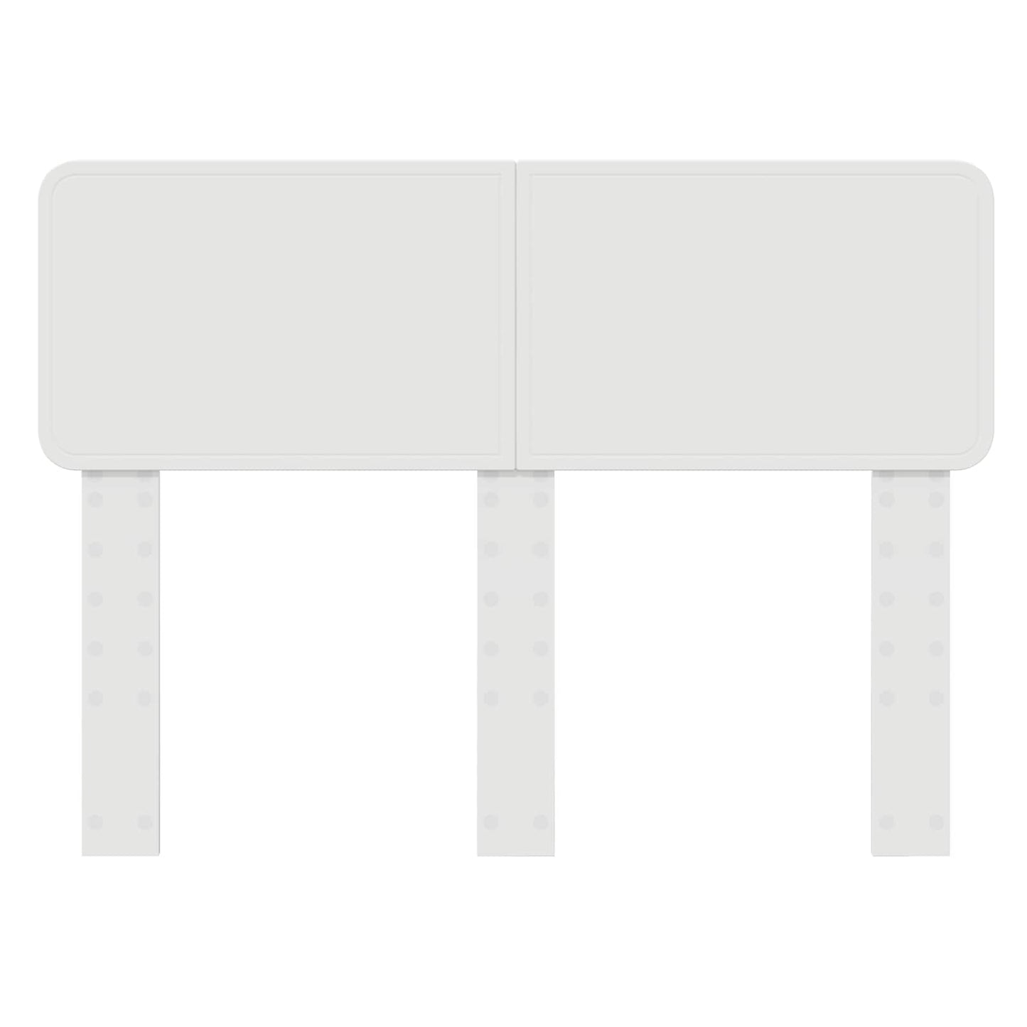 Kopfteil Weiß 120 cm Holzwerkstoff
