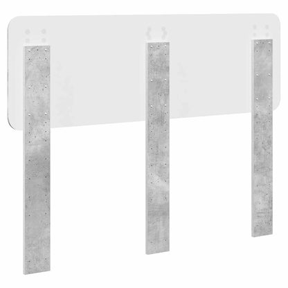 Kopfteil Beton Grau 120 cm Holzwerkstoff