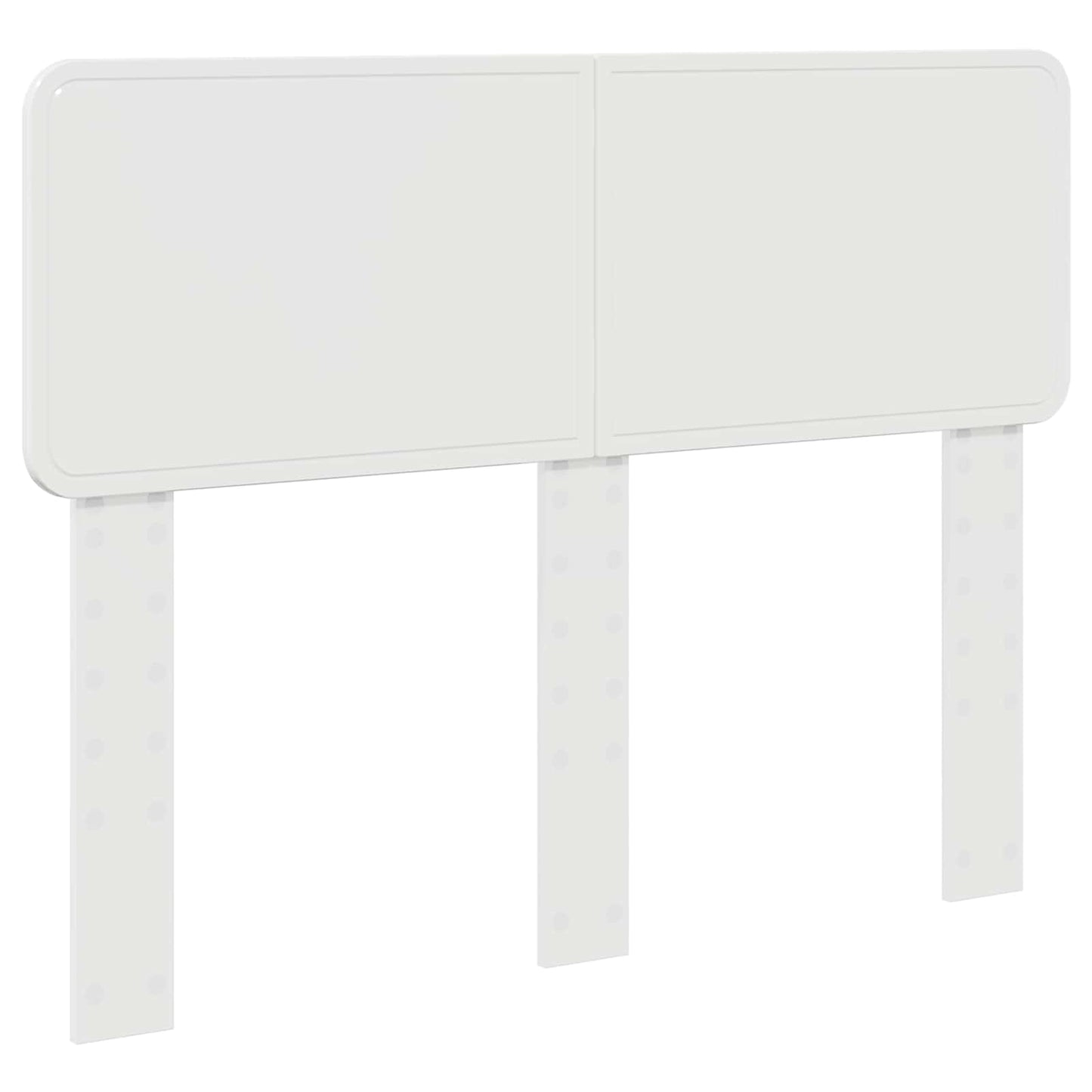 vidaXL Tête de lit Blanc brillant 120 cm Bois d'ingénierie