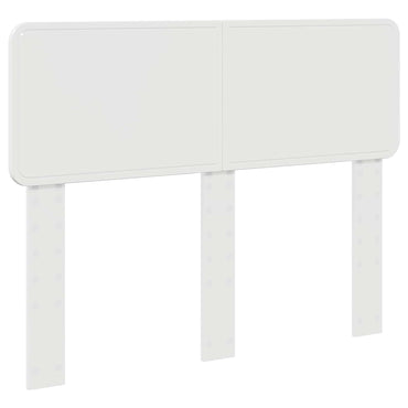 vidaXL Tête de lit Blanc brillant 120 cm Bois d'ingénierie