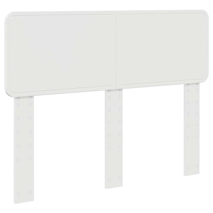 vidaXL Tête de lit Blanc brillant 120 cm Bois d'ingénierie