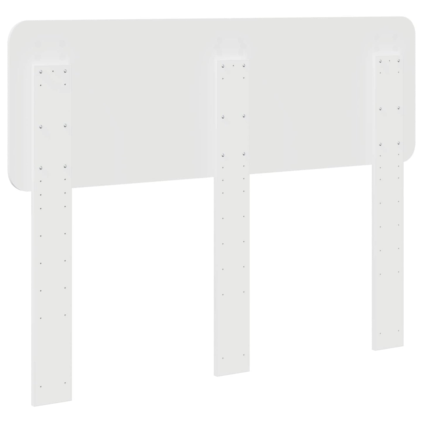 vidaXL Tête de lit Blanc brillant 120 cm Bois d'ingénierie