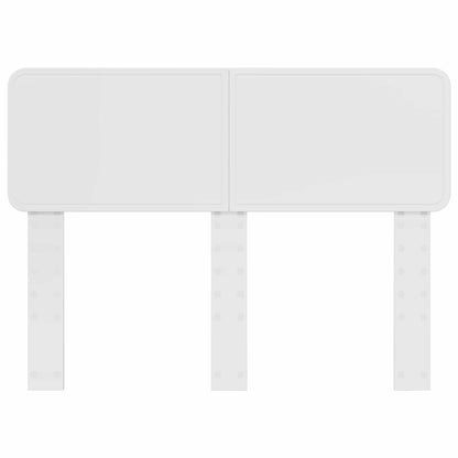 vidaXL Tête de lit Blanc brillant 120 cm Bois d'ingénierie