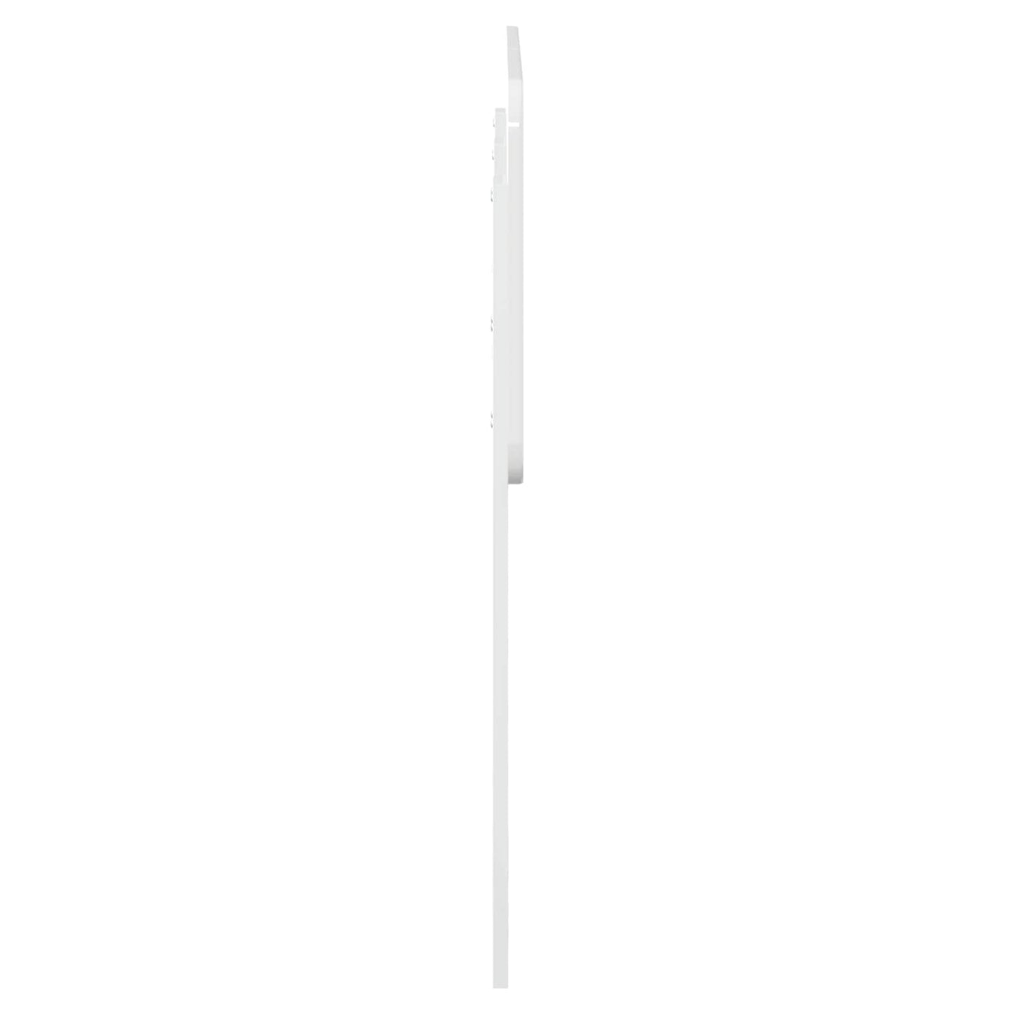vidaXL Tête de lit Blanc brillant 120 cm Bois d'ingénierie