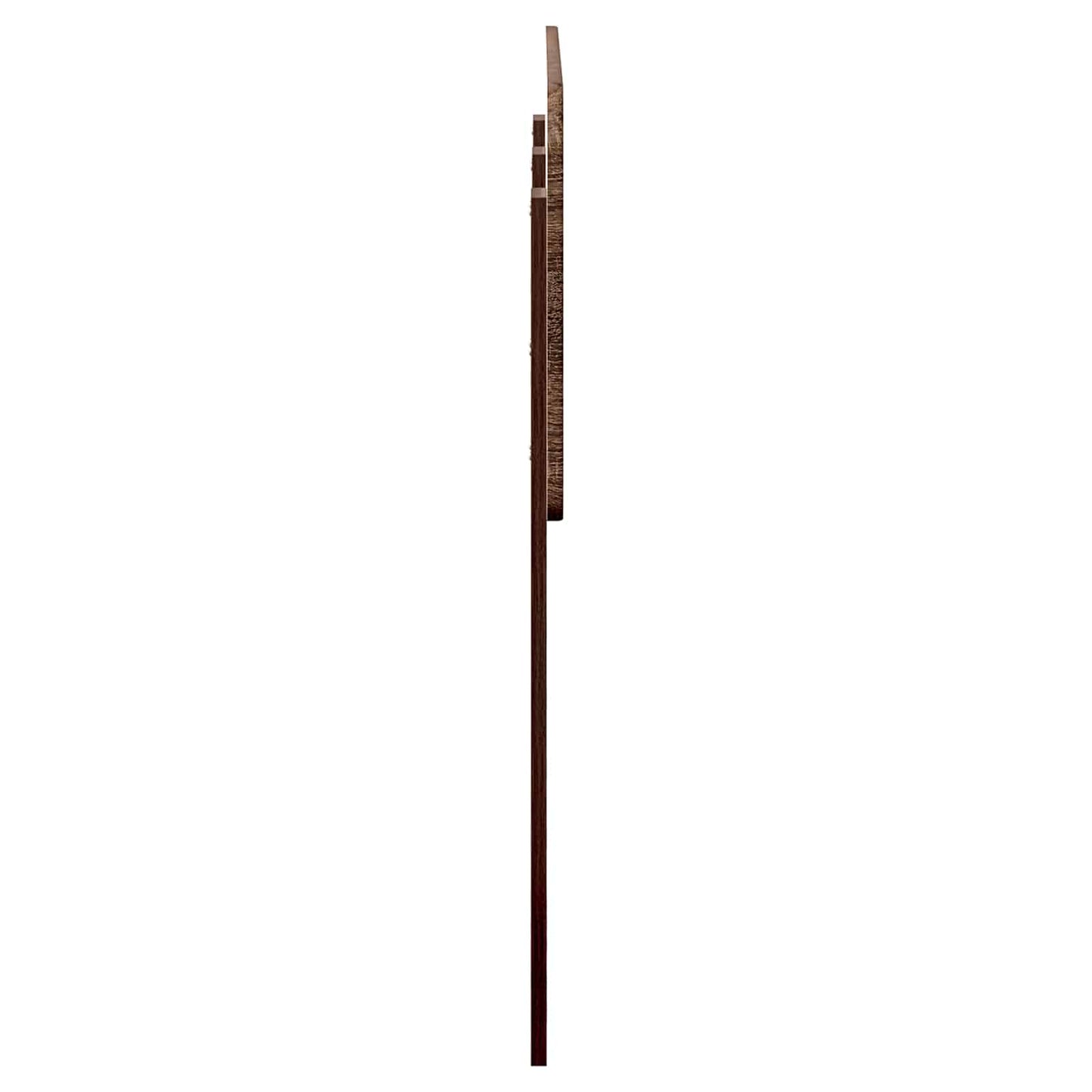 vidaXL Kopfteil Braun Eichen-Optik 120 cm Holzwerkstoff