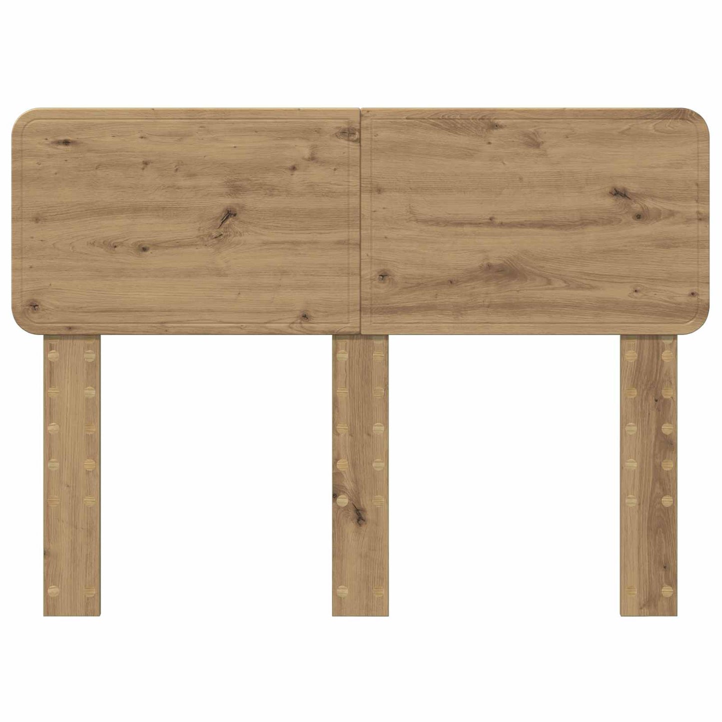 vidaXL Tête de lit Chêne artisanal 120 cm Bois d'ingénierie