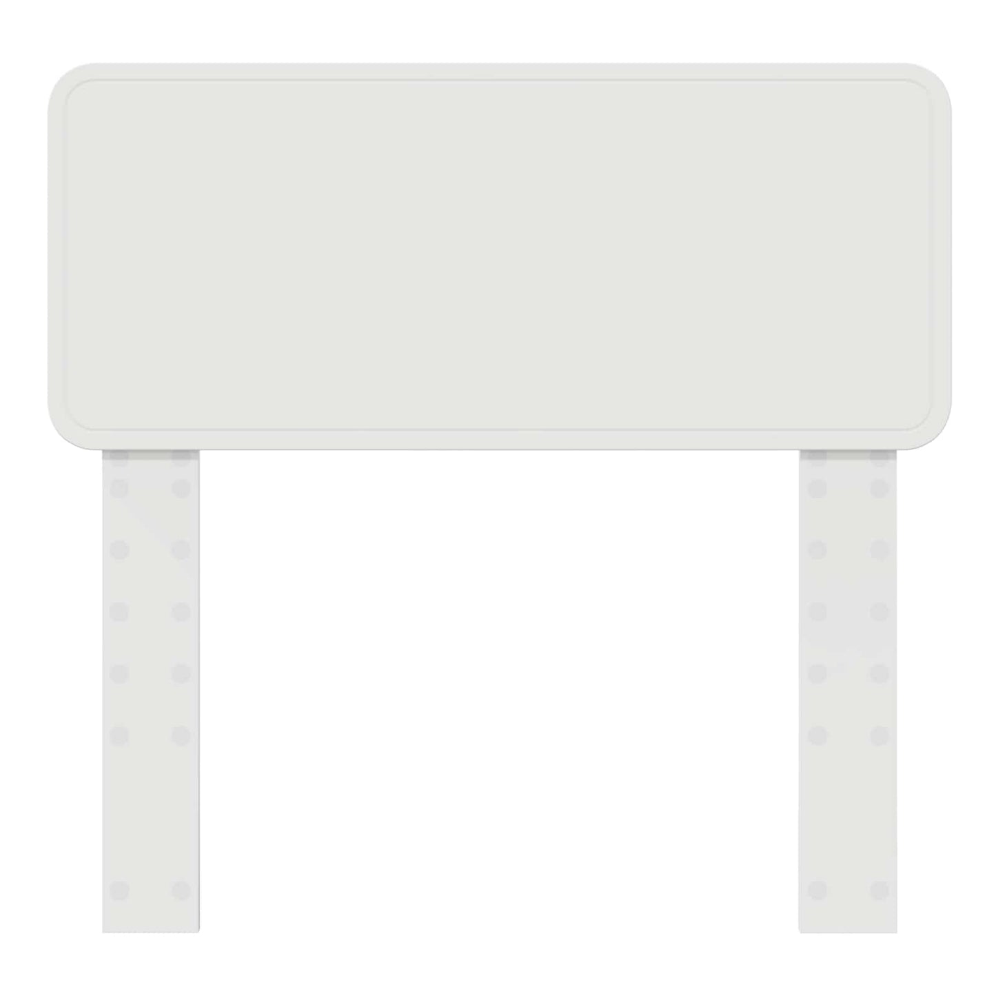 Kopfteil Weiß 100 cm Holzwerkstoff