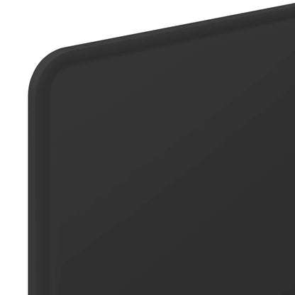 vidaXL Tête de lit Noir aspect chêne 100 cm Bois d'ingénierie