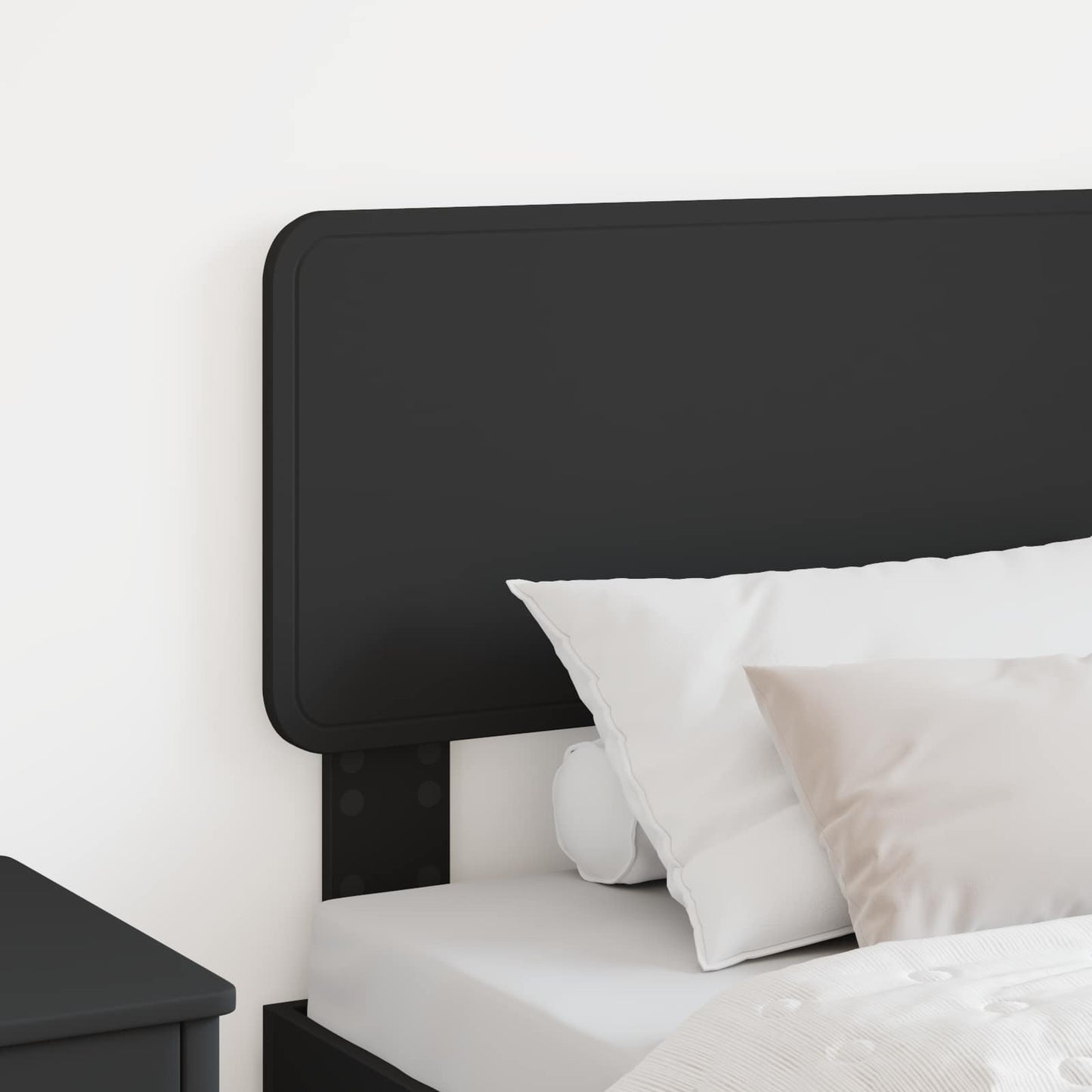 vidaXL Tête de lit Noir aspect chêne 100 cm Bois d'ingénierie