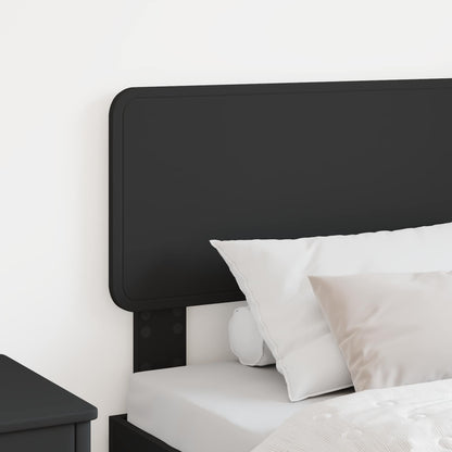 vidaXL Tête de lit Noir aspect chêne 100 cm Bois d'ingénierie