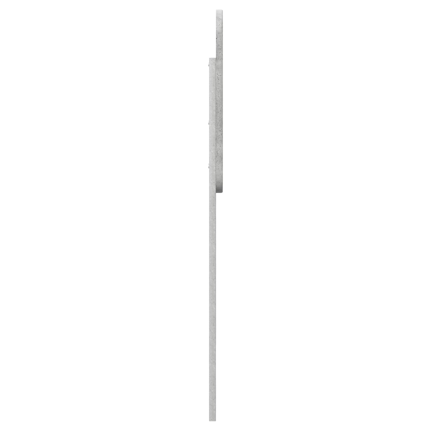 vidaXL Kopfteil Beton Grau 100 cm Holzwerkstoff