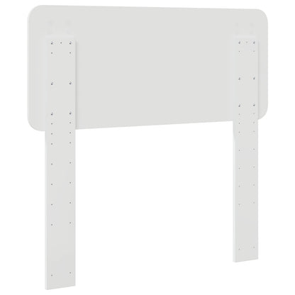 Kopfteil Glänzend Weiß 100 cm Holzwerkstoff