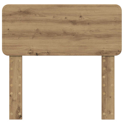 vidaXL Tête de lit Chêne Artisan 100 cm Bois d'ingénierie
