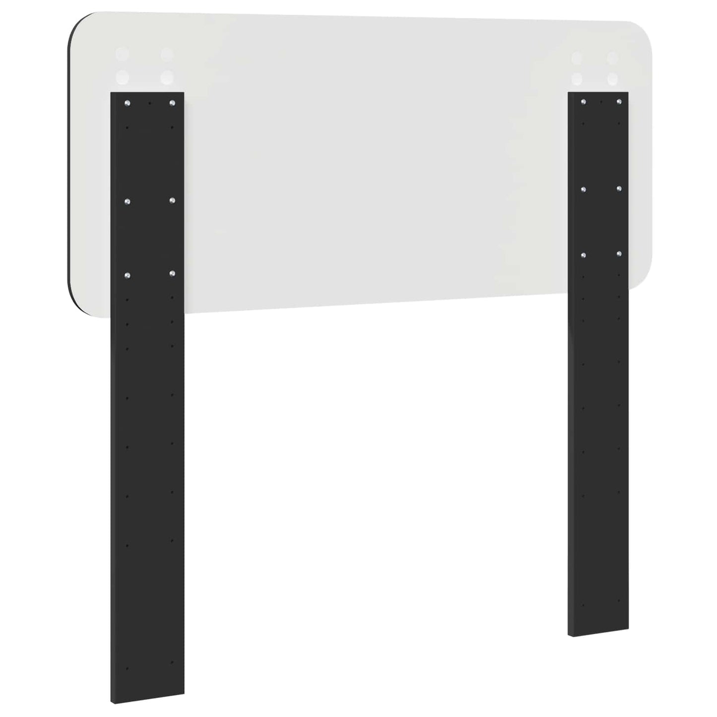 vidaXL Kopfteil Schwarz Eichen-Optik 90 cm Holzwerkstoff