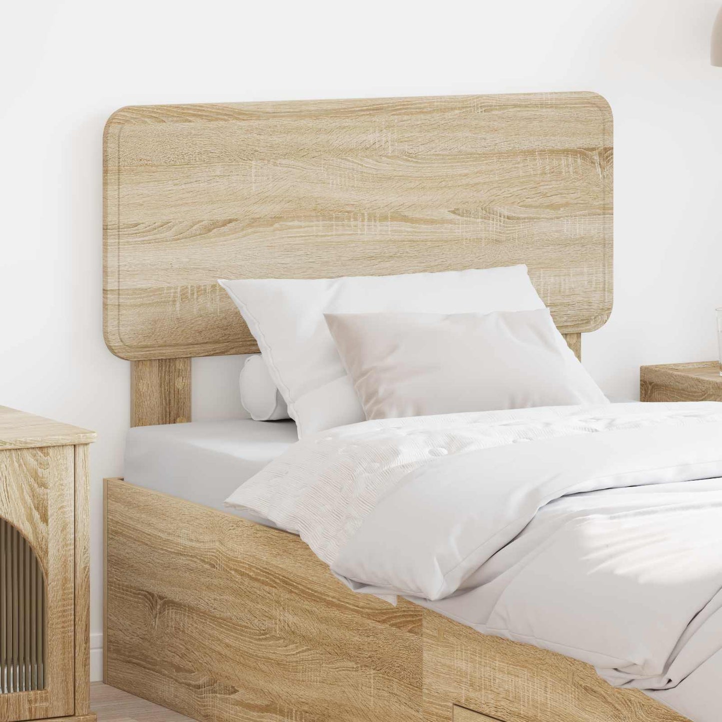 vidaXL Kopfteil Sonoma-Eiche 90 cm Holzwerkstoff