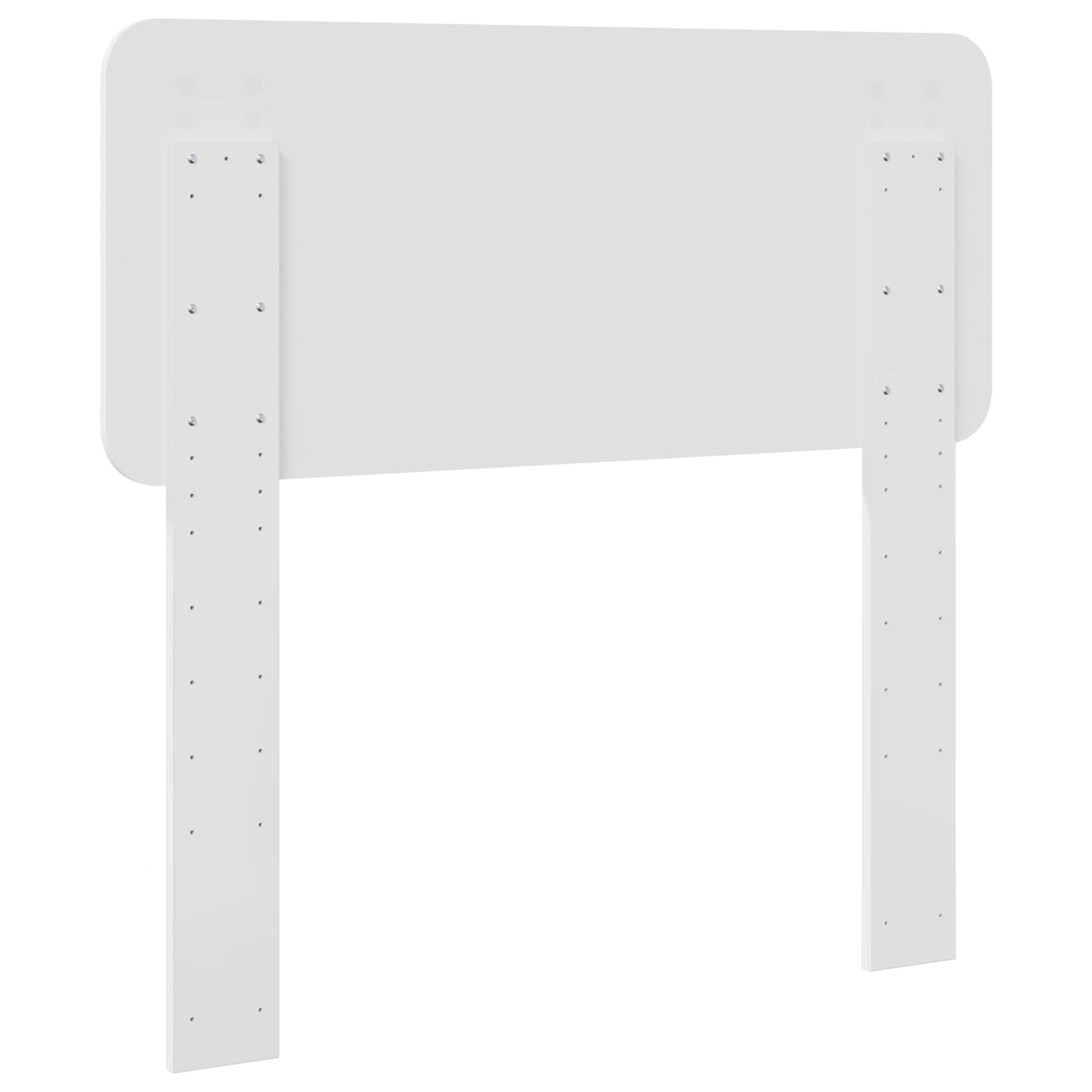 Kopfteil Glänzend Weiß 80 cm Holzwerkstoff