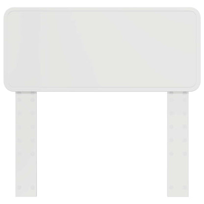 Kopfteil Glänzend Weiß 80 cm Holzwerkstoff