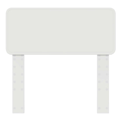 Kopfteil Weiß 75 cm Holzwerkstoff