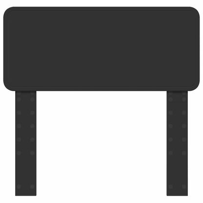 Kopfteil Schwarz Eichen-Optik 75 cm Holzwerkstoff