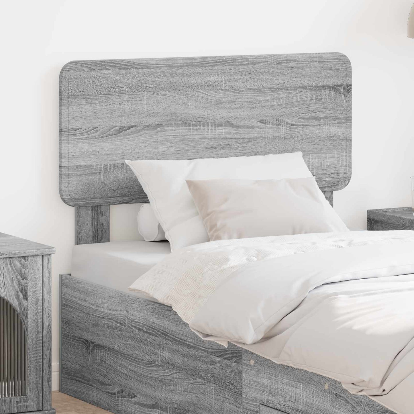 vidaXL Tête de lit Sonoma gris 75 cm en bois d'ingénierie