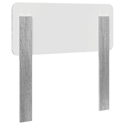 vidaXL Tête de lit Sonoma gris 75 cm en bois d'ingénierie
