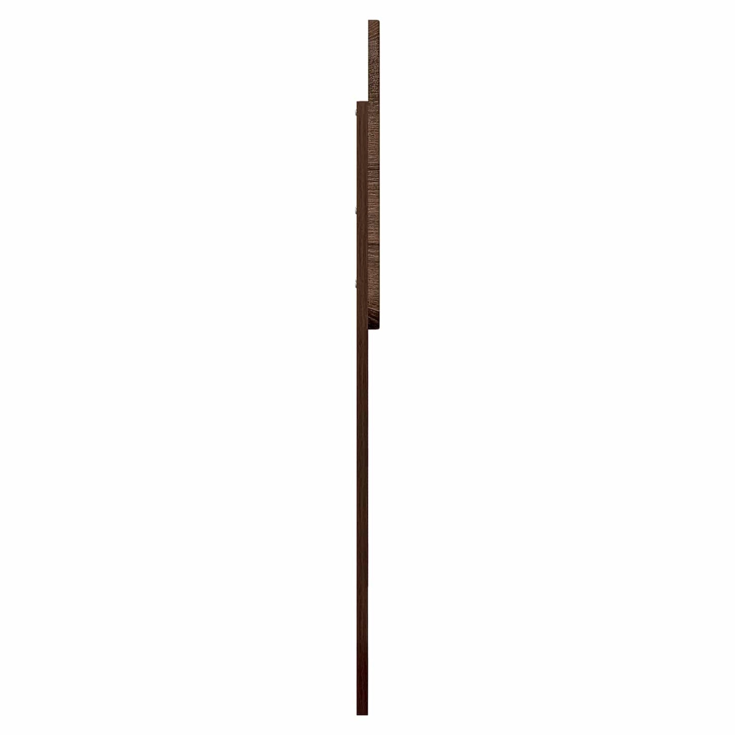 Kopfteil Braun Eichen-Optik 75 cm Holzwerkstoff